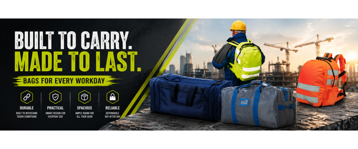 Hi-Vis Rucksacks, Jumbo Kit Bags and Holdalls: Which One Belongs on Your Site?
