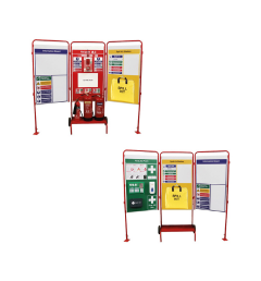 Configurable 3-Panel Safety Stations