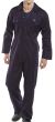 Standard Concealed Stud Front Boiler Suit – Navy – Elasticated Waist Coveralls product image | CMT Group