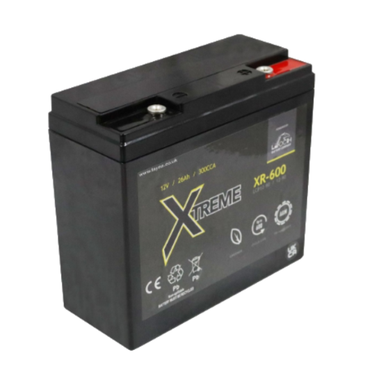 Leoch XR600 26Ah 12V Battery to suit Digital Speed Display Signs