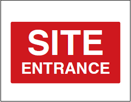  Site Entrance Sign - PVC