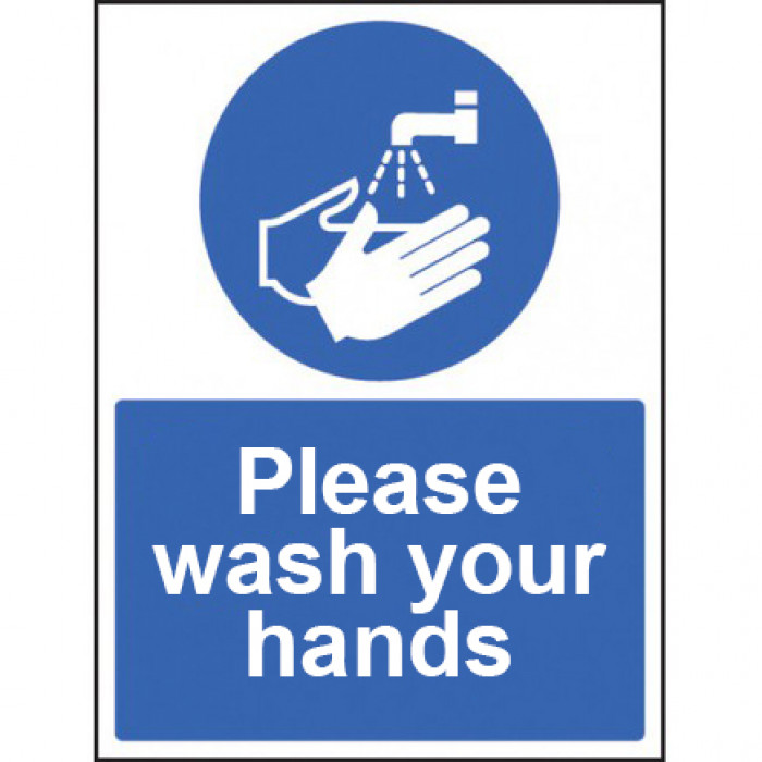 Please Wash Your Hands Sign 