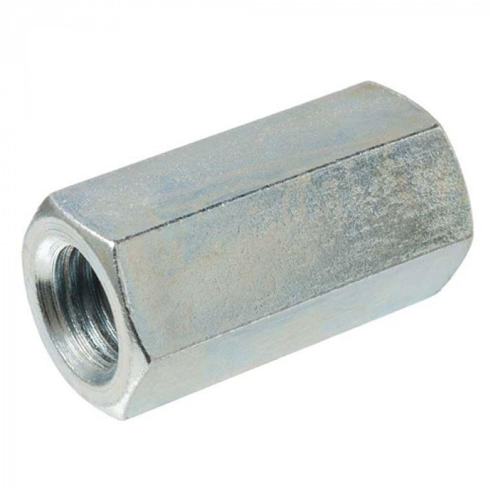 M10 BZP Threaded Bar Connector Nut (pack of 100)