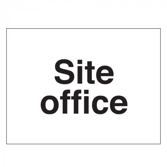 Safety Signs Site Office | CMT