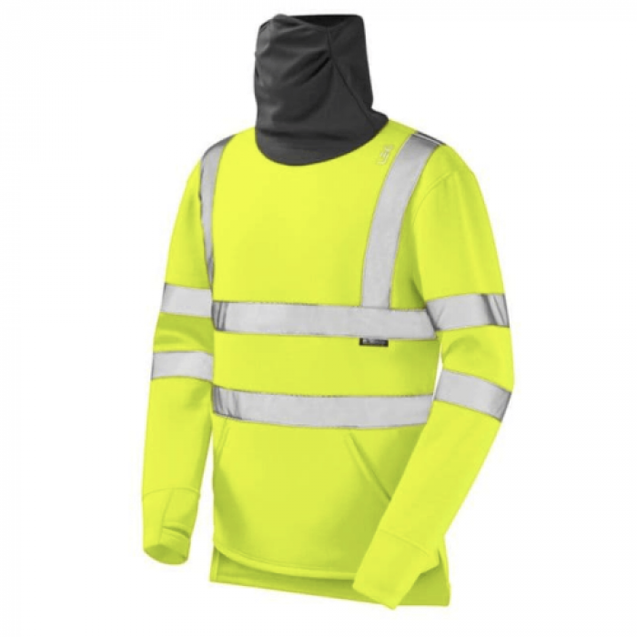 SS06-Y | Snood Sweatshirt | Yellow | CMT Group UK