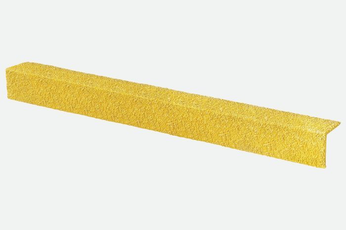 Anti-Slip GRP Stair Nosing - Yellow