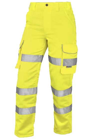 Women's Yellow Polycotton Trousers | Women's Safety Clothing | CMT Group