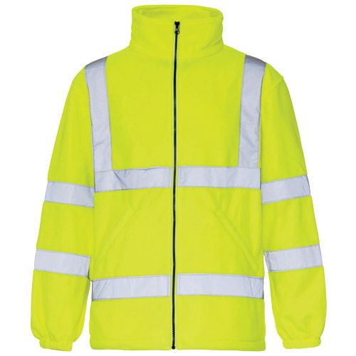 Hi Vis Mesh Lined Fleece Yellow