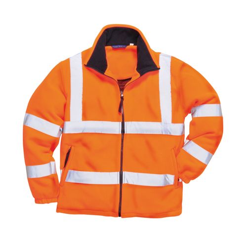 Hi Vis Mesh Lined Fleece Orange