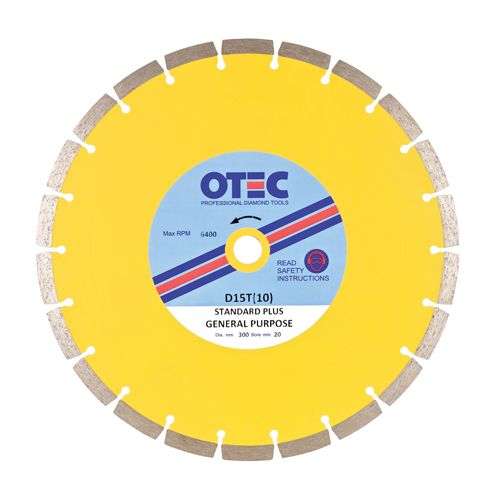 OTEC D15T(10) Standard Diamond Blade | General Purpose | CMT Group