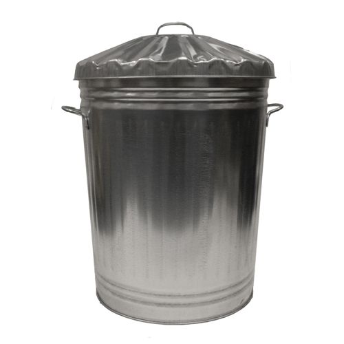 80 Litre Galvanised Dustbin W Lid
