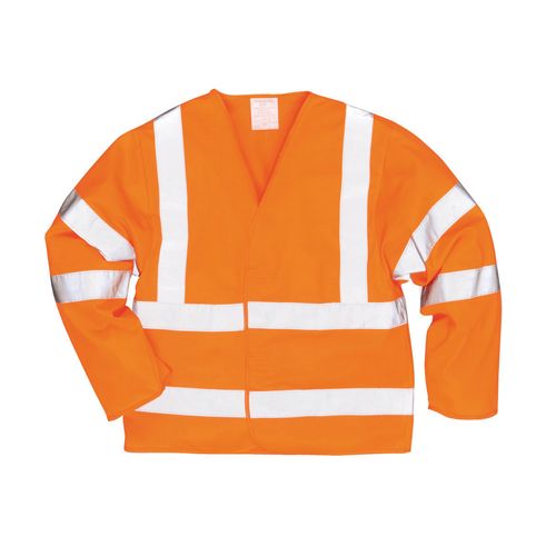 Hi Vis Long Sleeved Vest - Orange