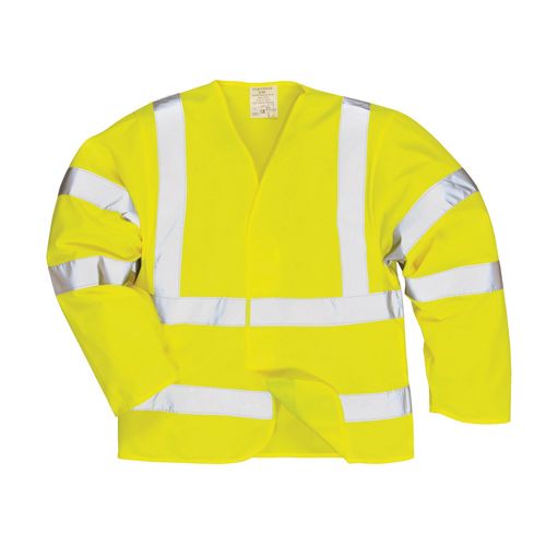 Hi Vis Long Sleeved Vest - Yellow