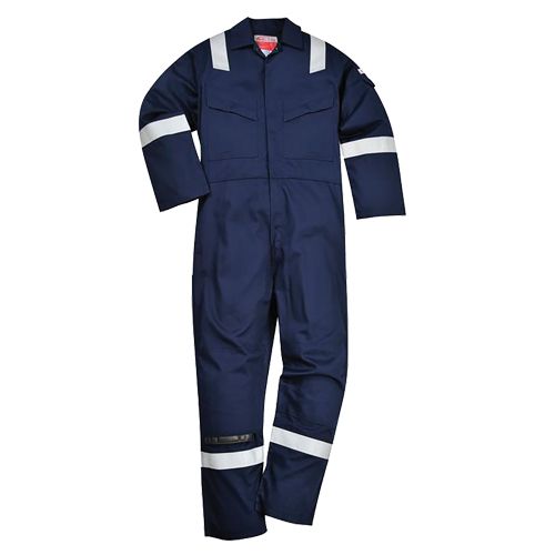 SUPER Lightweight 210gsm Flame Retardant Anti Static Coveralls