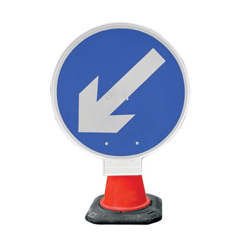 Cone Sign - Arrow Left