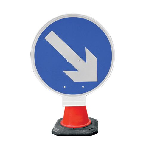 Cone Sign - Arrow Right