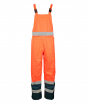 Plume Matrix FR Hi Vis Bib & Brace New with Lining Two Tone Orange/Navy