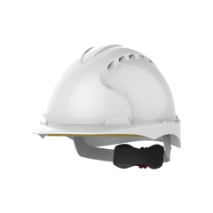 EVO 3 Helmet Standard (Mid) Peak Vented with Wheel Ratchet - White