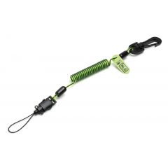 NLG Mini Coil Lanyard (black & green) | CMT Group