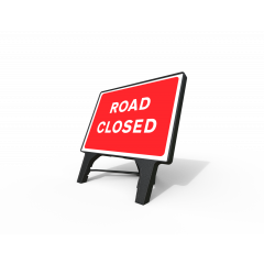 Road Closed Q Sign | 1050x750mm Rectangle