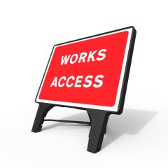 Works Access Q-Sign | 1050x750mm Rectangle