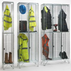 Two Door Wire Mesh Locker