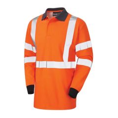 ProGarm 5290 Arc Polo Shirt Hi Vis Orange Rail Spec 