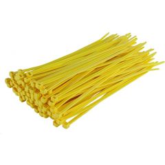 Yellow Cable Ties - 100 Pack