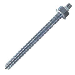 Stainless Steel Chemical Anchor Stud with nut and washer