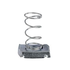 Long Spring Channel Nuts BZP - M6 - Box of 100