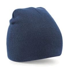 Knitted Beanie - Navy