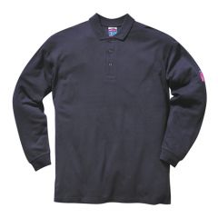 'Modaflame' Flame Retardant Long Sleeve Polo Shirt