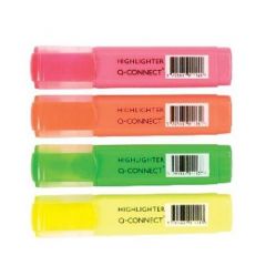 Highlighter Pen Assorted - Pack of 4