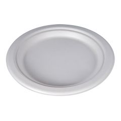 Compostable Bagasse Plate - 23cm, Pack Size: 100