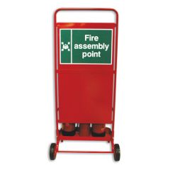 Fire Safety Trolley/Stand - 3 x 9KG Extinguishers | CMT Group