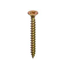 General Purpose Chippy Woodscrews Pozi Countersunk  Head ZYP CE - 6.0mm x 60mm - Box of 100