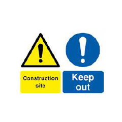 Construction Site Keep Out Sign - PVC