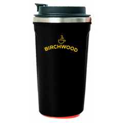 Birchwood Insulated Stainless Steel Travel Mug With Suction Base 480ml