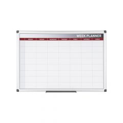 Magnetic Drywipe Weekly Planner Board - 600mm x 900mm
