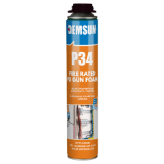 Demsun P34 B1 fire rated gun foam for fire stopping and acoustic insulation