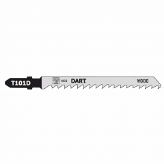 100mm Wood Cutting Jigsaw Blades 6 TPI - Pack of 5