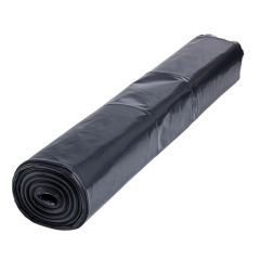Black Polythene Heavy Duty Sheeting 4m Wide 1000 Gauge Thick Plastic Cover