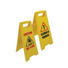 Double Sided Safety Sign - Cleaning