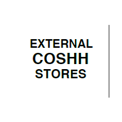 External COSHH Stores Sign - PVC