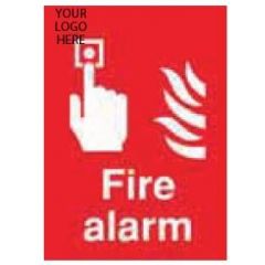 Site Safety Sign | Red Fire Alarm Sign | CMT Group UK
