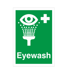 Site Sign - 3mm Correx - 420x594mm (A2) - Eye-Wash Station 