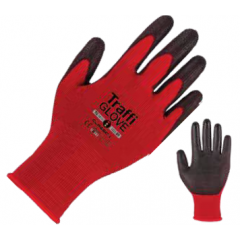 TraffiGlove Agile RED Cut level 1 Nylon Safety Glove