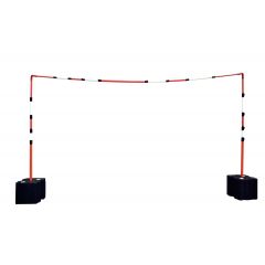 GS6 Telescopic Safety Goalpost System | Metro Block Base