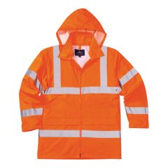 Nylon Rain Jacket - Orange