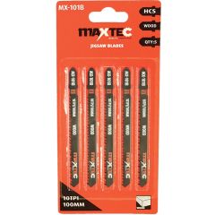 Softwood Cutting Jigsaw Blades 100mm 10TPI - Pack of 5